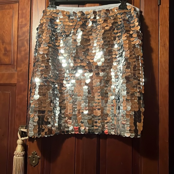 wild fable Dresses & Skirts - WILD FABLE NWT SILVER SPARKLY MINI SKIRT SIZE L